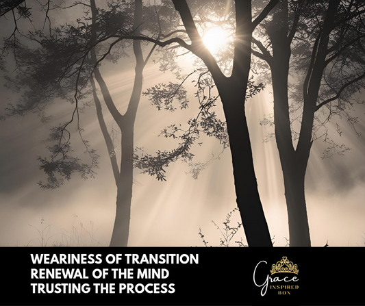Weariness of Transition... Renewal of the Mind.. Trusting the Process..