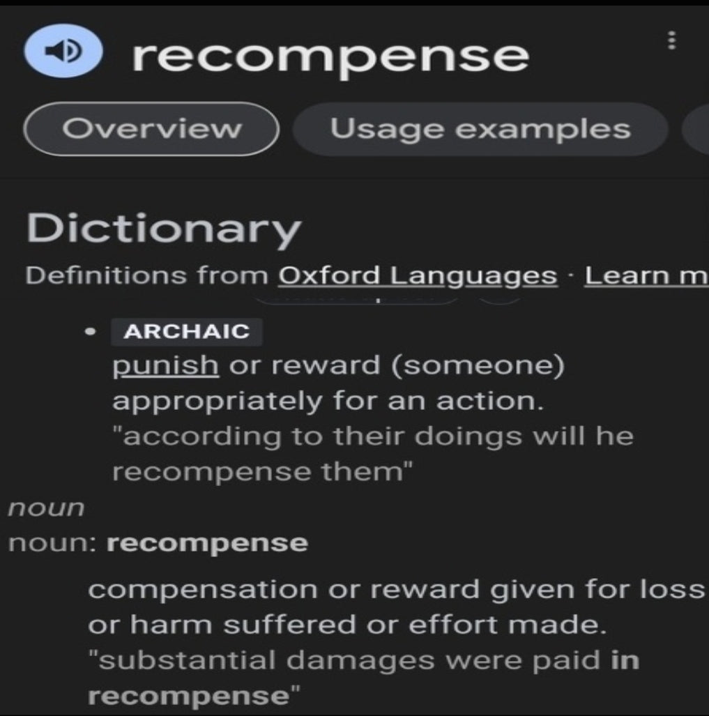 RECOMPENSE