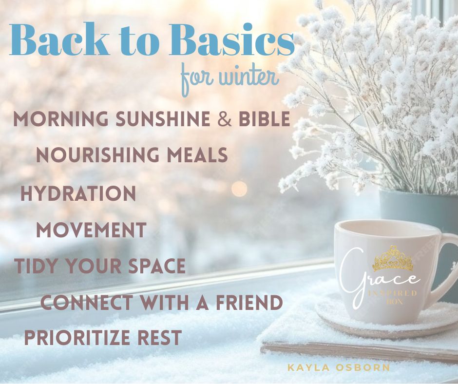 BACK TO BASICS for winter