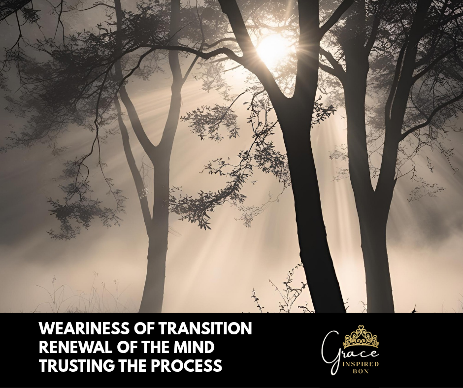 Weariness of Transition... Renewal of the Mind.. Trusting the Process..