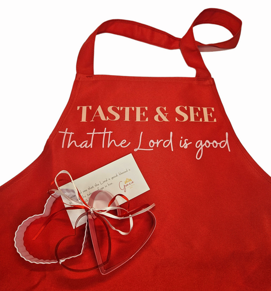 Apron Gift Set Taste & See That The Lord Is Good