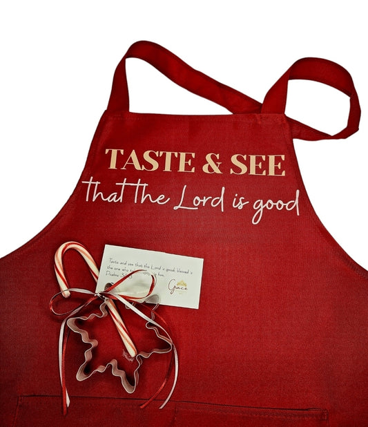 Apron Gift Set Taste & See That The Lord Is Good